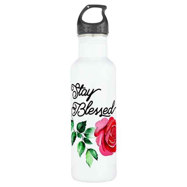 Stay blessed 710 ml water bottle (Front)