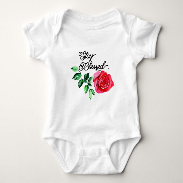 Stay blessed baby bodysuit (Front)