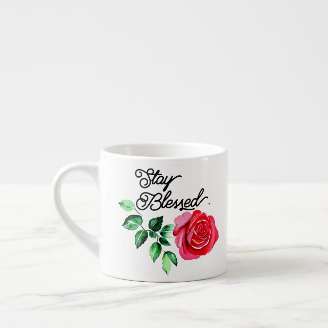 Stay blessed espresso cup (Left)