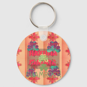 Stay Blessed Happy Saint Patrick's Day Hakuna Mata Key Ring