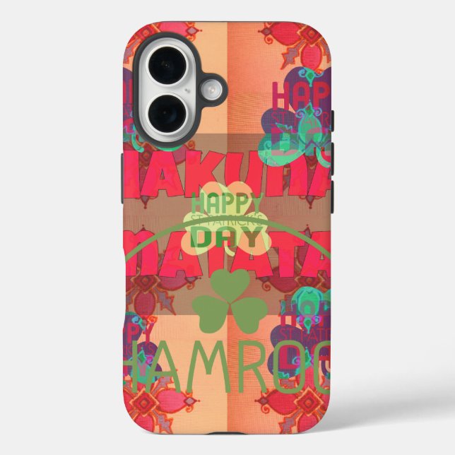 Stay Blessed Happy St Patrick's Day Hakuna Matata  Case-Mate iPhone Case (Back)