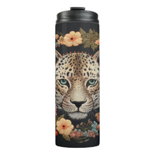 Stay Bold and Stylish with our Leopard  Thermal Tumbler