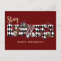 Stay Bonkers Vintage Alice in Wonderland Birthday