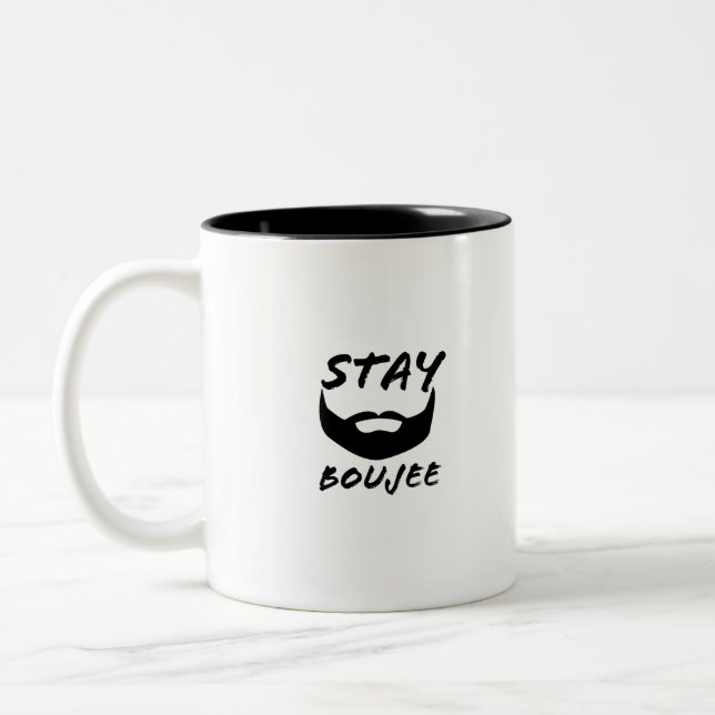 Stay Boujee Two-Tone Coffee Mug (Left)
