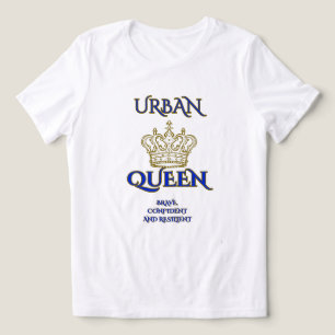 STAY BRAVE ROYAL BLUE WHITE URBAN WOMEN'S Tri-Blend SHIRT