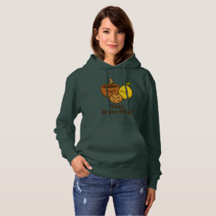 Stay Brew-tiful – Cute Coffee, Lemon & Cookie Hoodie