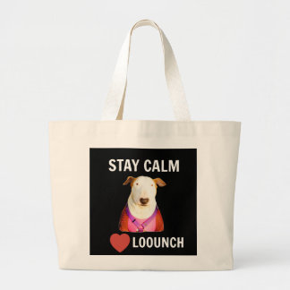 STAY CALM - LOVE LOOUNCH, 2 Sided Tote Bag