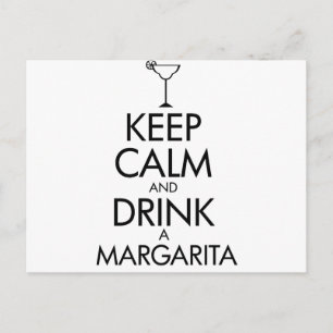 Stay Calm Margarita T-shirt Postcard