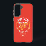Stay Calm Supergirl Has Got This Samsung Galaxy Case<br><div class="desc">Check out this retro Supergirl logo graphic that reads: "Stay Calm - Supergirl Has Got This - No Need To Worry"!</div>