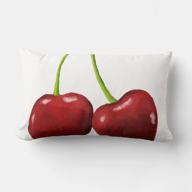 stay cherry  lumbar cushion (Front)
