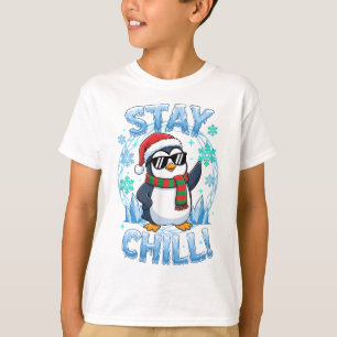 Stay Chill Penguin Christmas T-Shirt