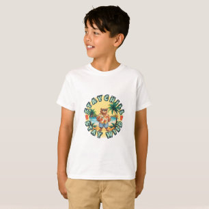 Stay Chill Stay Wild – Summer Beach Bear Design T-Shirt