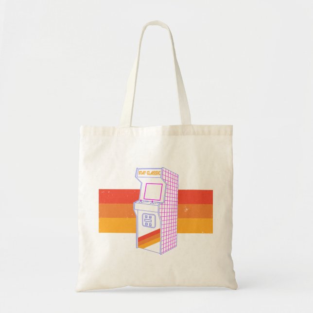 Stay Classic - Arcade 80s  Tote Bag (Front)
