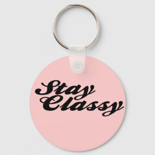 Stay Classy Vintage Key Ring