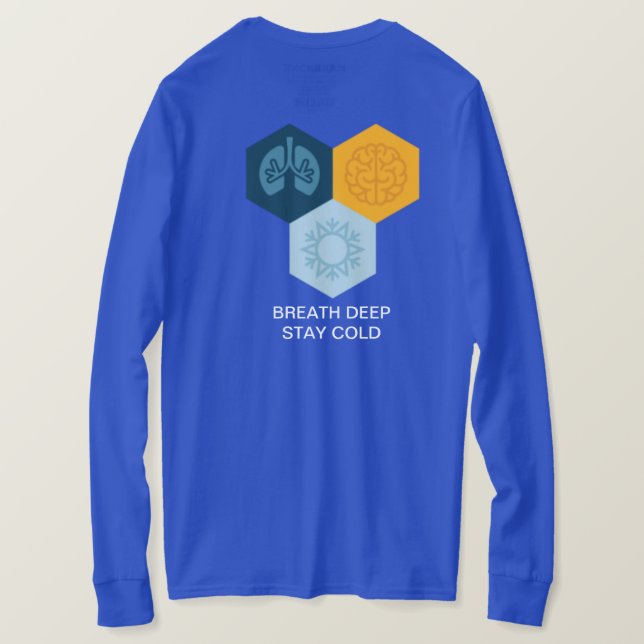 STAY COLD-BREATH DEEP big T-Shirt (Design Back)