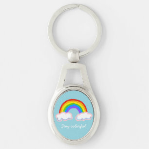 Stay colorful key ring
