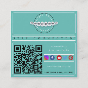 Stay Connected Social Media Business Card