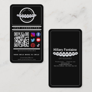 Stay Connected Social Media Business Card