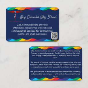 Stay Connected. Stay Proud Business Card