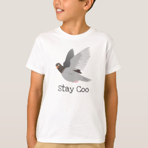 Stay Coo Funny Pigeon Bird T-Shirt