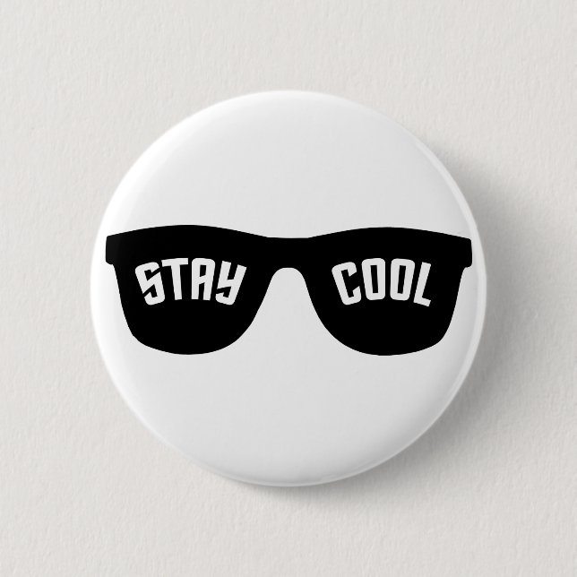 STAY COOL custom button (Front)