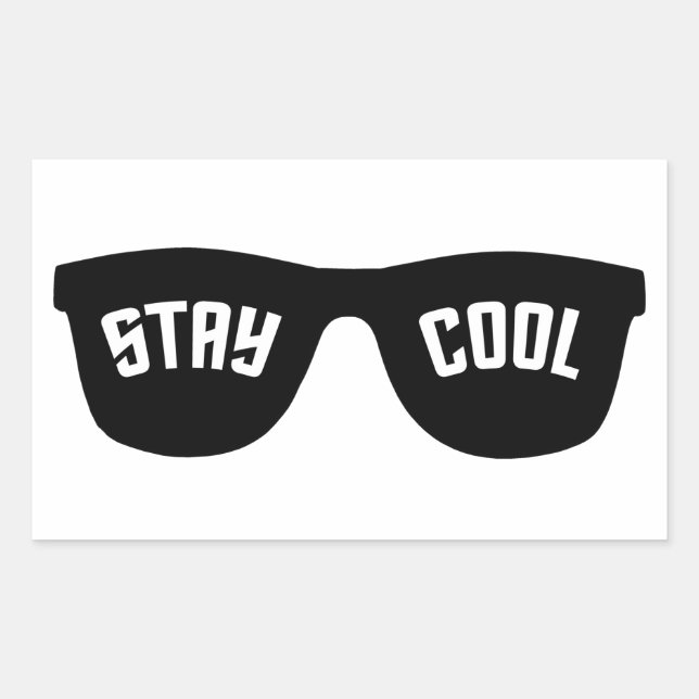 STAY COOL  custom stickers (Front)