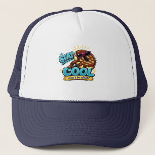 Stay Cool Doughnut Funny caps design