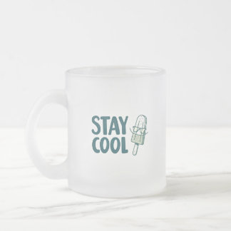 STAY COOL Frost Glass Mug