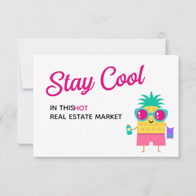 Stay Cool Fun Summer Realtor Marketing (Front)