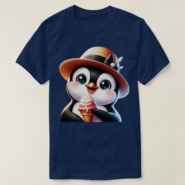 Stay cool in the summer heat with this fun and whi T-Shirt (Design Front)