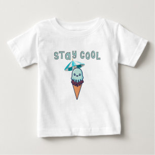 Stay Cool Kawaii Ice Cream Baby T-Shirt