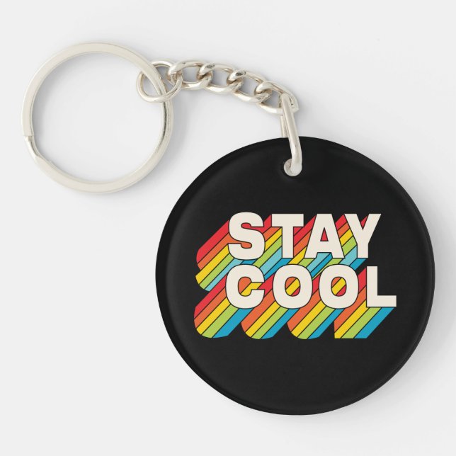 Stay Cool Key Ring (Front)