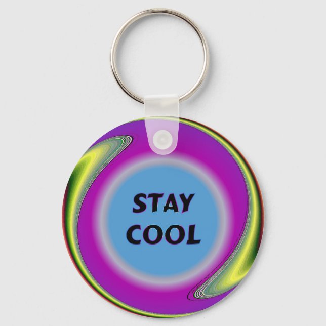 Stay Cool Key Ring (Front)