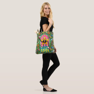 Stay Cool Pop Art Pattern Tote Bag