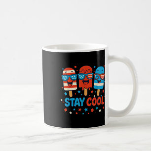 Stay Cool Popsicle Shirt Boys Men 4th July America Coffee Mug