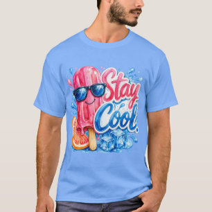 Stay Cool Popsicle with Sunglasses Unisex T-Shirt