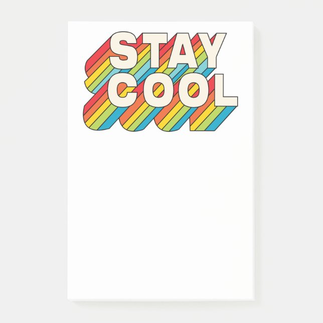Stay Cool Post-it Notes (Front)