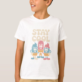 Stay Cool Retro Ice Cream T-Shirt