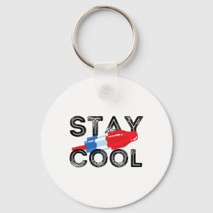 Stay Cool Rocket Pop Red White And Blue Popsicle S Key Ring