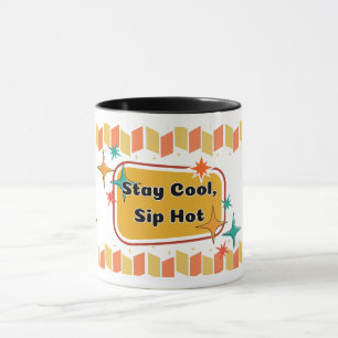 Stay Cool, Sip Hot – Mid-Century Modern Coffee Mug