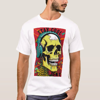 Stay Cool Skull Gen X T-shirt 