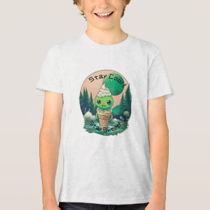 Stay Cool, Stay Sweet - Ice Cream Creature T-Shirt Tri-Blend Shirt