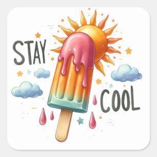 Stay Cool Summer Stickers
