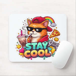 Stay Cool Vibes – Chill Cat Streetwear  Mouse Mat