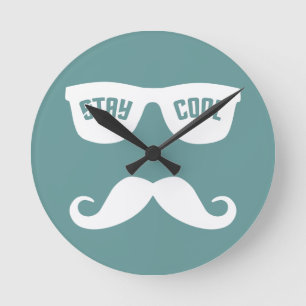 STAY COOL wall clock