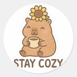 Stay Cosy Aesthetic Sticker – Warm & Comforting Ty