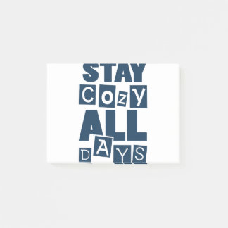 Stay Cosy All Days Post-it Notes