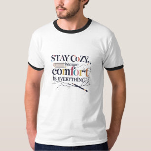 Stay Cosy – Art, Pages & Peace Within T-Shirt