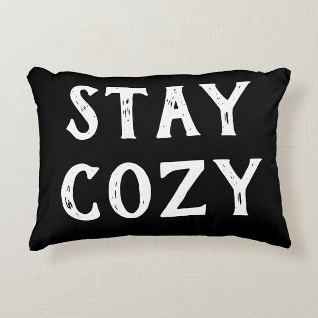 Stay Cosy Minimalist Pillow  (Front)