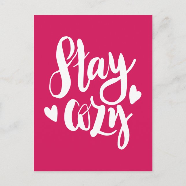 Stay Cosy Postcard (Front)